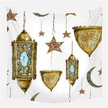 

New Beautiful Scenery Building Wall Hanging Tapestry Adornment Decoration Mural Polyester Carpet Mat sugar skull christmas