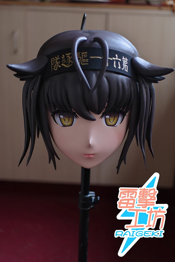 (RAIGEKI MAKS 66) Смола 3/4 Лолита кукла Трансвестит BJD Cos Crossdress Head Kigurumi Аниме Hatsuzuki