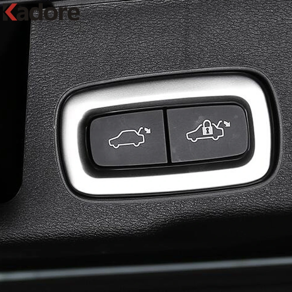 Для Volvo XC60 XC 60 2018 2019 2020 SUV ABS матовая Автомобильная внутренняя задняя крышка