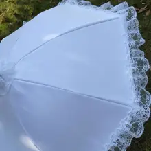 Boda, Parasol para novia paraguas de encaje blanco romántico apoyos de la foto de paraguas de AXYD