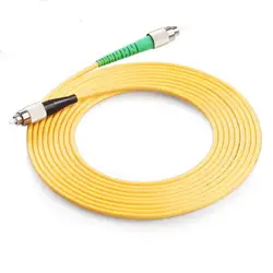 FC/UPC к FC/APC Симплекс 3,0 мм одномодовый волоконный Соединительный кабель Перемычка
