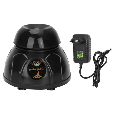 Pigment Ink Electric Shaker Stirrer Nail Polish UV Gel Vortexer Mixer Black 100-240V Nail Gel Shaking Mixing Machine