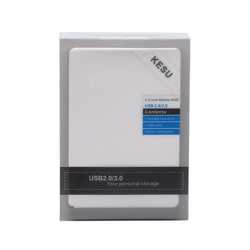 Original KESU 2.5 Inch External Hard Drive Storage USB 3.0 HDD Portable External HD Hard Disk for Desktop Laptop Server