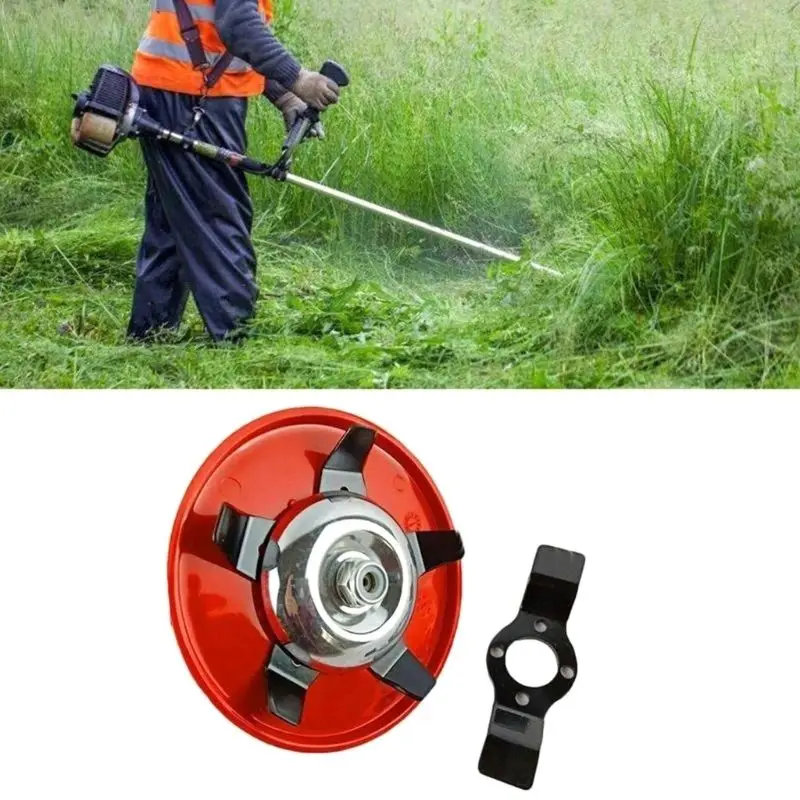 Dual-use Weeder Plate Lawn Mower Trimmer Head Brushcutter Grass Cutting Machine for Lawn Mower Garden Tool Replacement