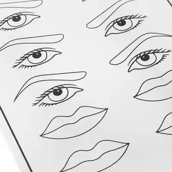 

Safe Non Toxic Microblading Kit with Lockable Pen Easy Insert Synthetic Eyebrow Tattoo Eyebrow Tattoo Practice Kit