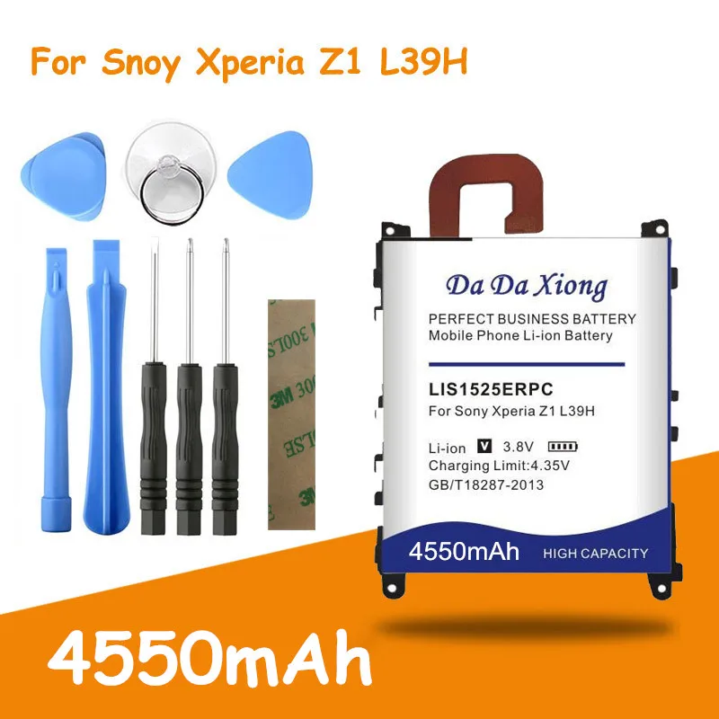 4550 мАч LIS1525ERPC батарея для sony Ericsson Xperia L39h Xperia Z1 L39 C6902 C6903 C6916 C6943 и т. Д. Батареи+ Бесплатные инструменты