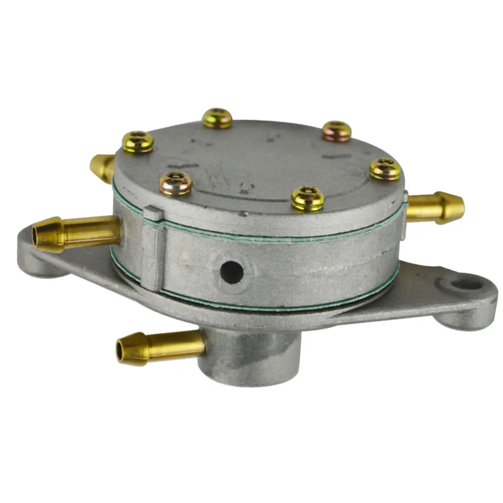Fuel Pump Dual Outlet Round for Mikuni Honda Polaris Indy TRAIL Arctic Cat DF52-176 42-5310 14-2221 DF52