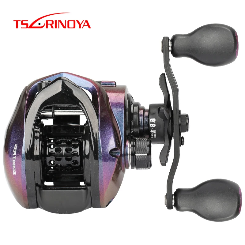 

TSURINOYA SPIRIT FOX 150 Ultralight Long Casting Baitcasting Fishing Reel 6kg Universal Smooth Bass Lure Casting Reel