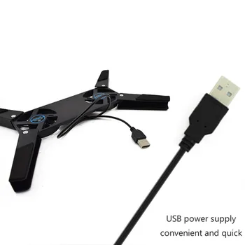 

Laptop USB Dual Fan Cooling Pad Foldable Quiet Computer Notebook Air Cooler