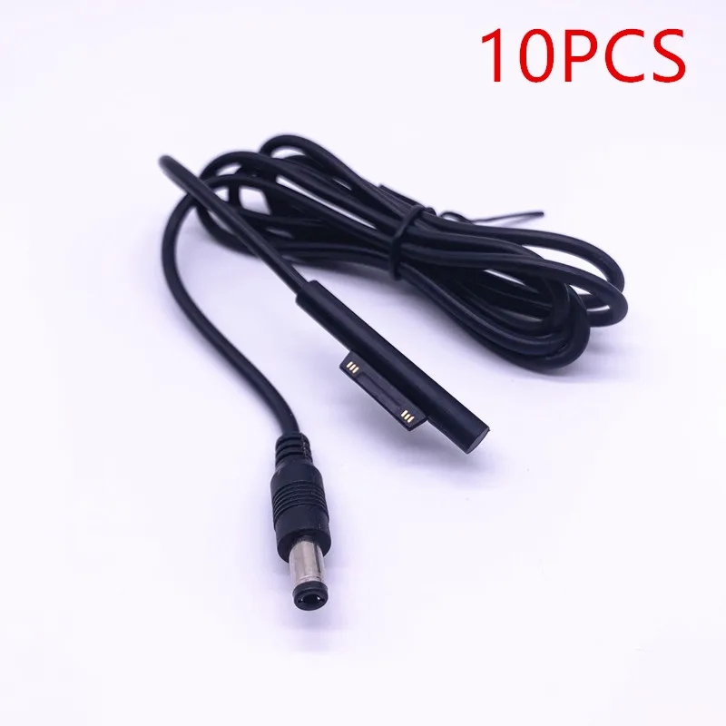Fonte de Alimentação Carregador Cabo Adaptador de Carregamento para Microsoft Surface Pro 12 v 2.58a 5.5*2.5 mm 10 Peças Preto
