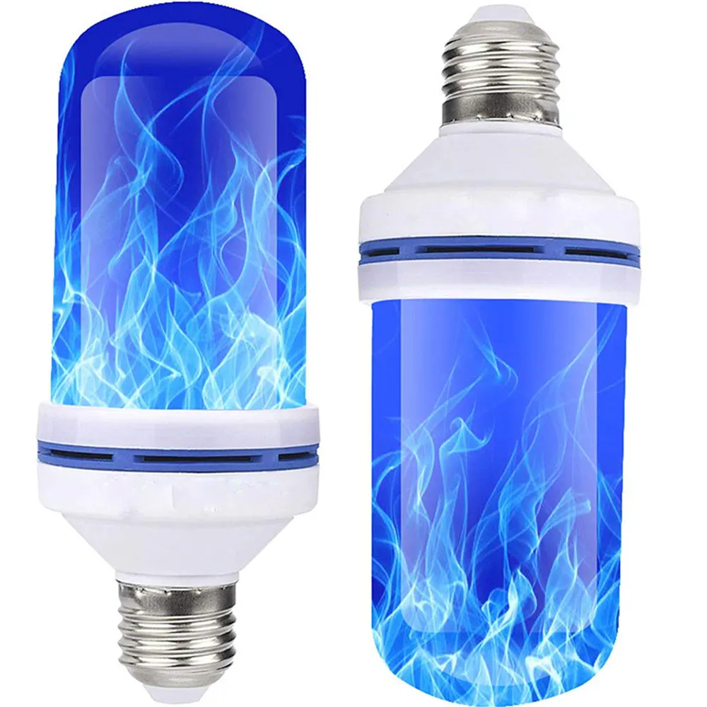

E27 LED Fire Effect Simulated Nature Light Bulb Decor Atmosphere Lamp Atmosphere Flame Bulb Gravity LED Flame Light