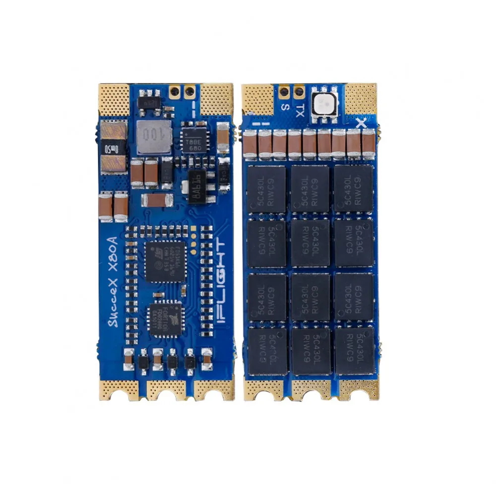 

iFlight SucceX X80A 80A BLheli_32 2-8S DShot1200 ESC for X-Class RC Drone FPV Racing
