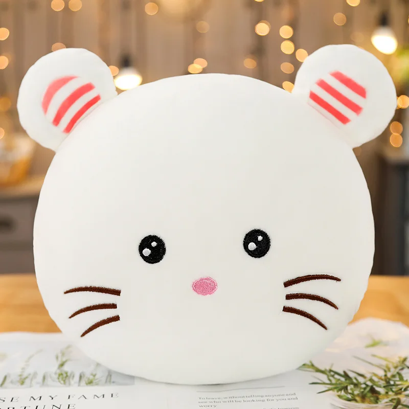30*27 см Kawaii мышь плюшевые игрушки чучело кукла для детей девочек Милая игрушечная крыса подушки мягкие руки грелка подарок для девочек