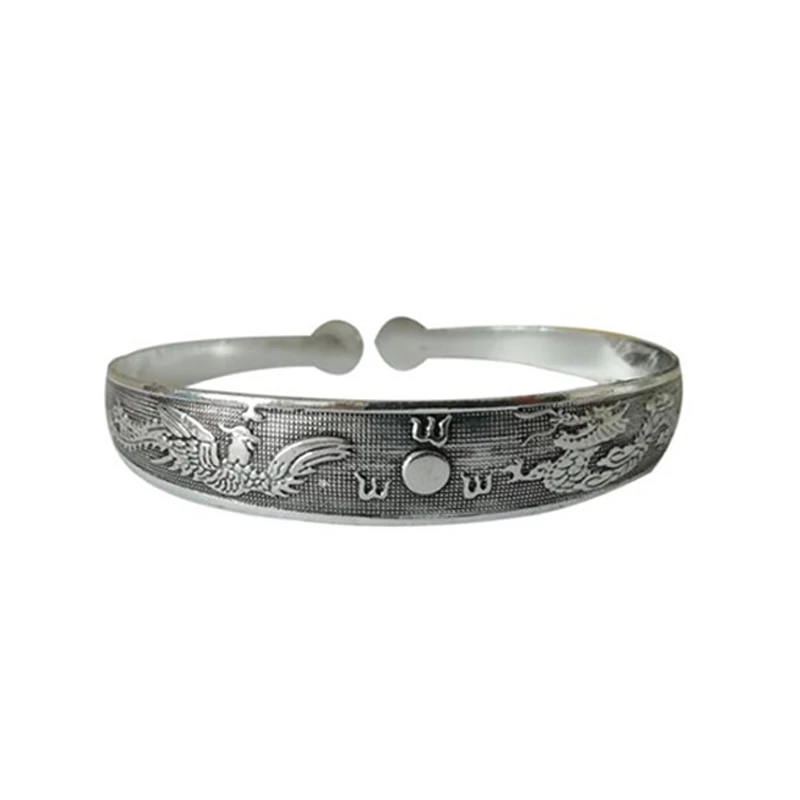 Vintage Cuff Bracelet Tibetan Silver Plated Carved Flower Geometric Animal Opening Bangle Adjustable Indian Jewelry Gift Women bangle bracelet