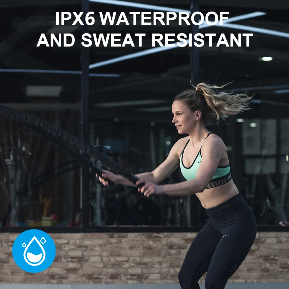 TWS Bluetooth Wireless Earphones 5.0 Touch Control Stereo Waterproof Headsets for Xiaomi Huawei Samsung with Microphone M35