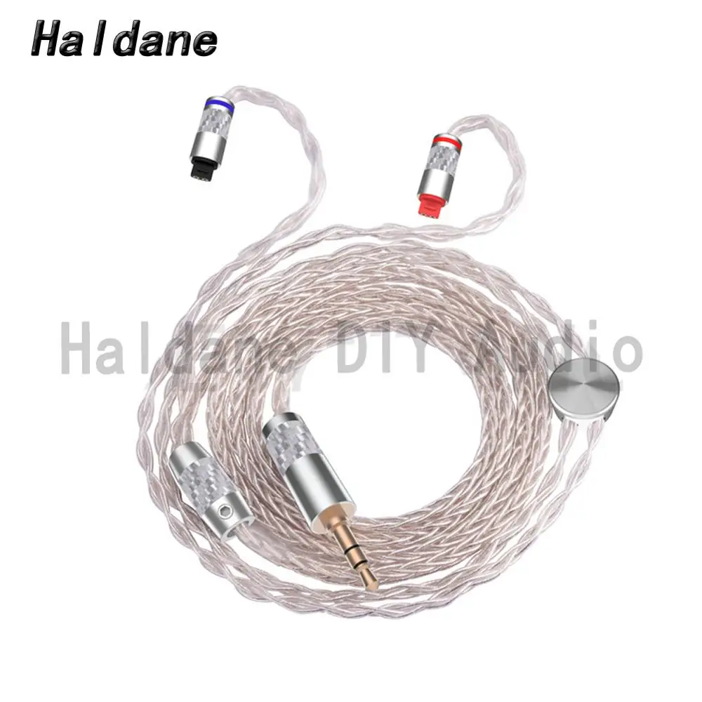 Haldane HIFI 3 5 2 5 4 4 Balanced Soft 1 2m 7nOCC Silver plated Headphone Upgrade Cable For im01 im02 im03 im04 im50 im70