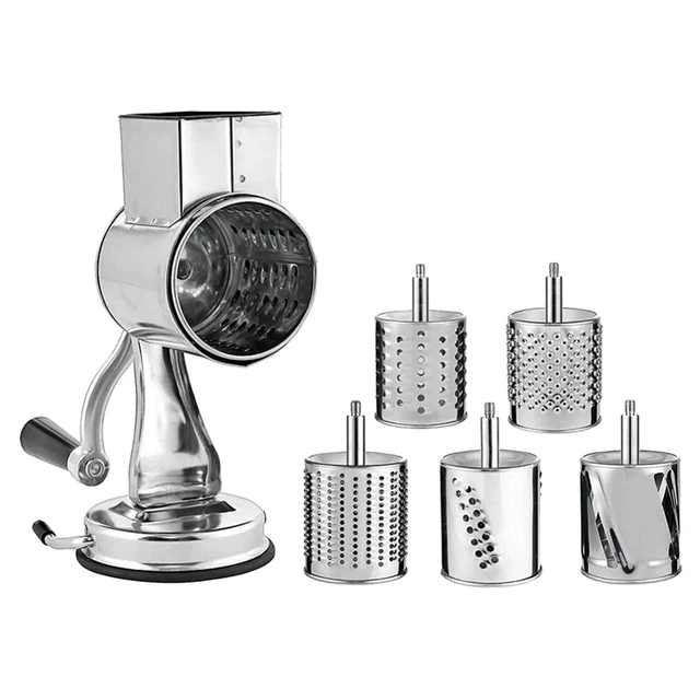 Stainless Steel Kitchen Grater Tool  Cheese Grater Wont Cut Finger - Rotary  Cheese - Aliexpress