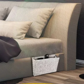 

1Pcs Storage Dispenser Felt Bedside Caddy Mattress Holder Bag Bedroom Organiser Bed Hanging Bag Hanging