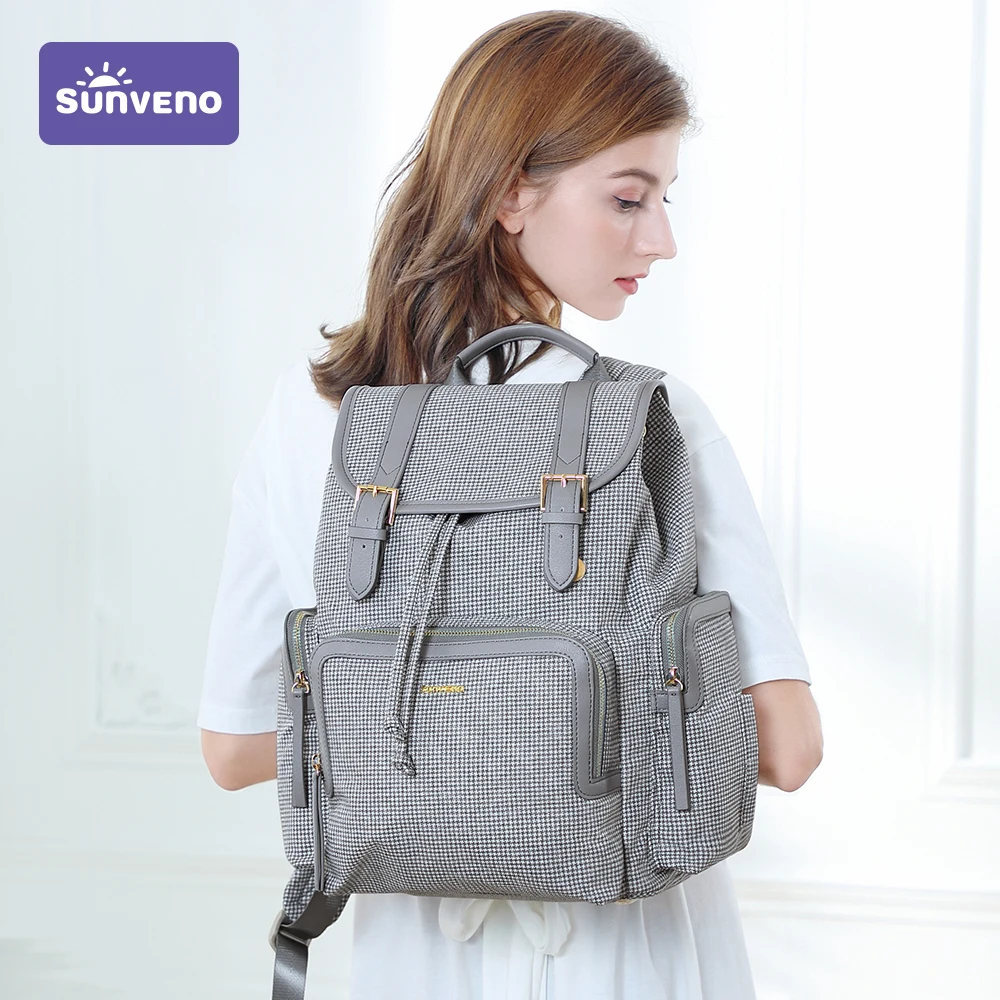 Backpack Mummy Diaper-Bag Mommy-Bag Sunveno Nursing-Bag Baby-Care Travel Large Fashion