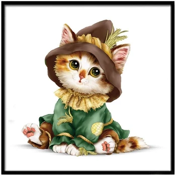 

5D Full DIY Diamond Embroidery Cartoon Cat Diamond Painting Cross Stitch Diamond Crafts Children Gift