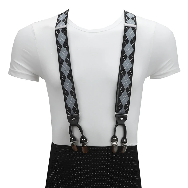 Подтяжки для мужчин и женщин широкие эластичные регулируемые Y образные 1 37 дюйма