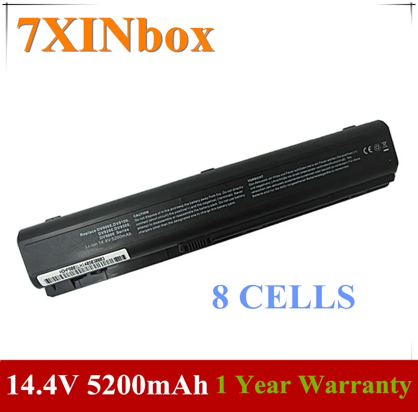 

7XINbox HSTNN-UB33 HSTNN-IB34 416996-521 432974-001 Laptop Battery For HP Pavilion DV9000 DV9100 DV9200 DV9500 DV9600 Series