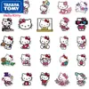 TAKARA TOMY Fashion Cartoon Hello Kitty Cute Character Sticker Luggage Sticker Notebook Sticker Helmet Waterproof Sticker