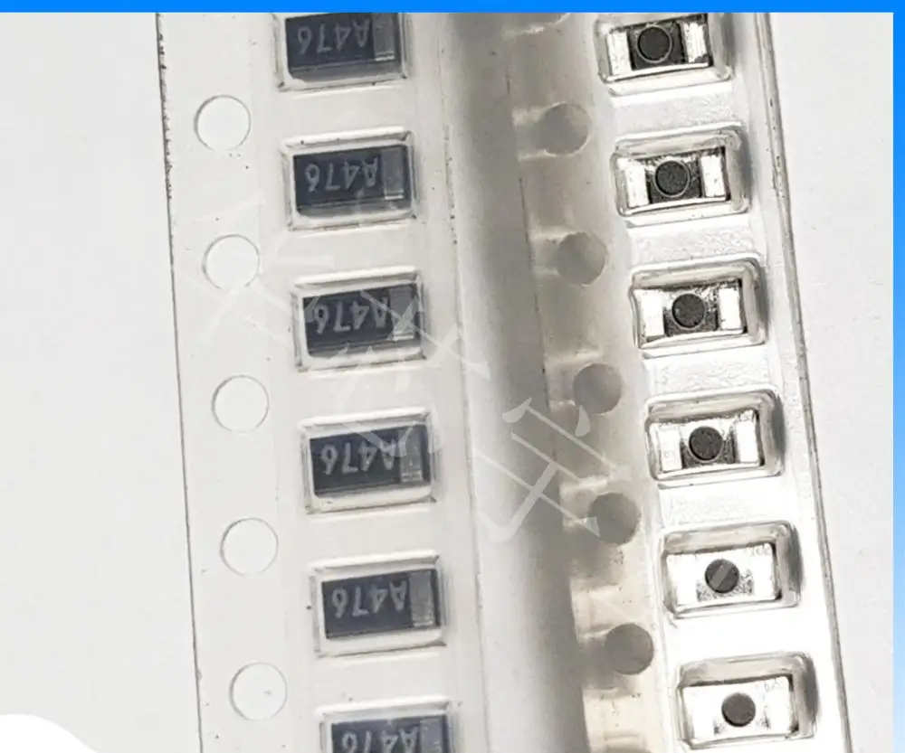 Новый и оригинальный TEESVA1A476M8R 1206 10V 47 мкФ A 476A танталовый конденсатор | Электроника