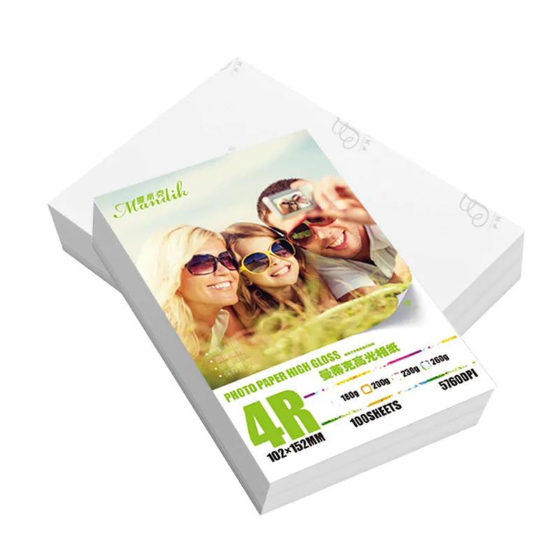 4R 180g 200g 230g 260g glossy inkjet photo paper 100 sheets photo paper photo printing paper