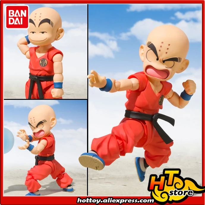 Оригинальные BANDAI spirches Tamashii NACES S. H. Figuarts shf Action Figure-Krillin детство из "Dragon Ball"