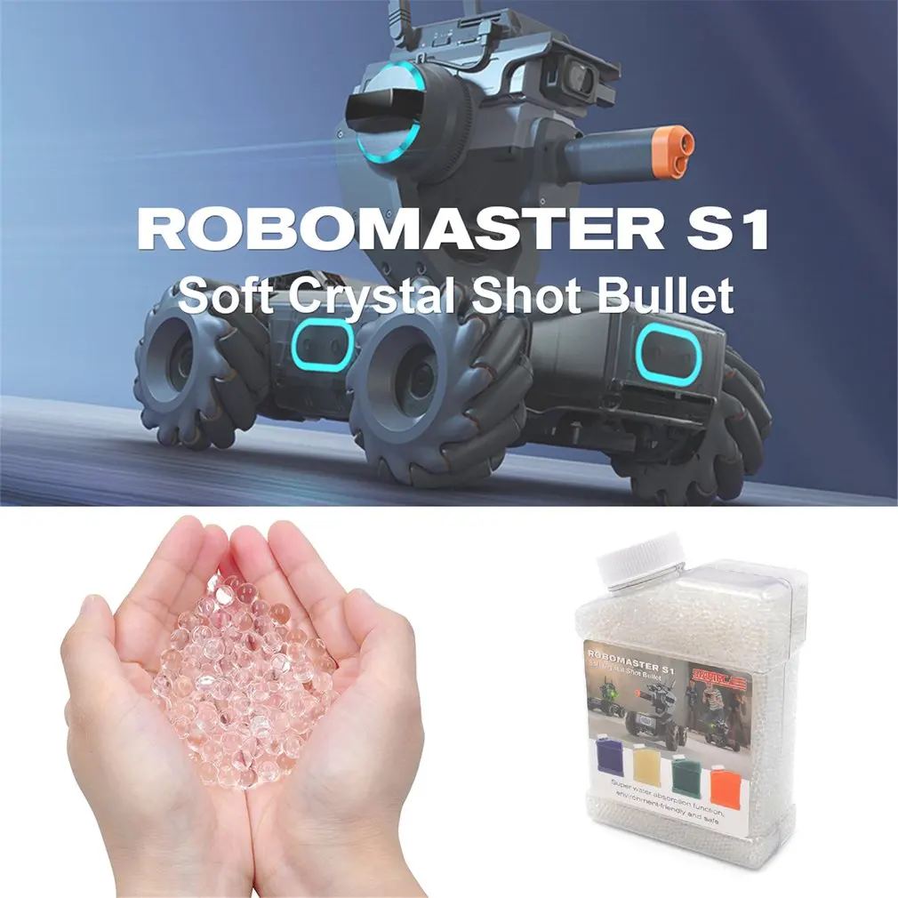

1 Bottle & 45000 pcs Color Crystal Soft Water Bullets Gun Toy Paintball Mud Grow Beads Balls Soil Guns Accessories Toys For Kids