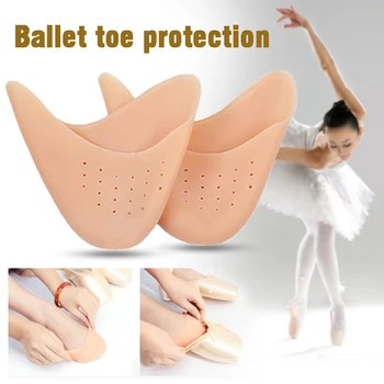 

1Pair Silicone Dancers Fitness Toe Set Protection Sleeve Super Soft Ballet Shoe Covers Toes Protector