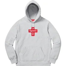 Preto 20fw caixa transversal tipo moletom com capuz cruz bogo moletom com capuz S-XL