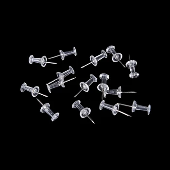 

Dia 0.8cm 40pcs Plastic Tacks Push Pins Assorted Making Thumb Tacks Cork Board Office School Stationery Supplies