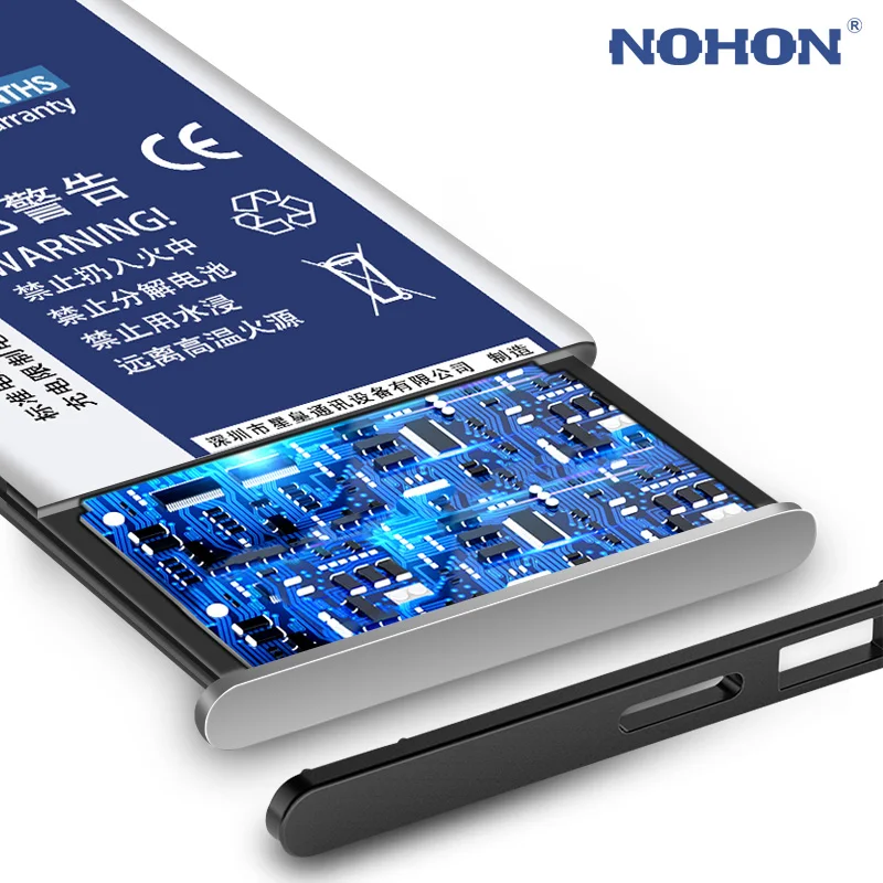 nohon аккумулятор для Apple iPhone 7 8 Plus, 7 Plus, 8 Plus SE 5 6 высокое Ёмкость Замена литий-полимерный аккумулятор Бесплатные инструменты