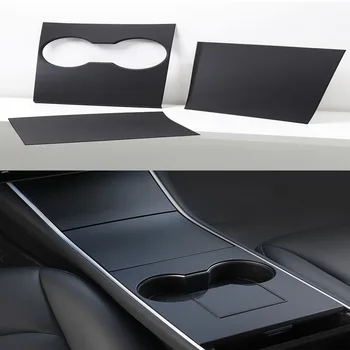 

For Tesla Model 3 2017-2019 Central control three patch feels Tesla Model Y car central control panel protective patch