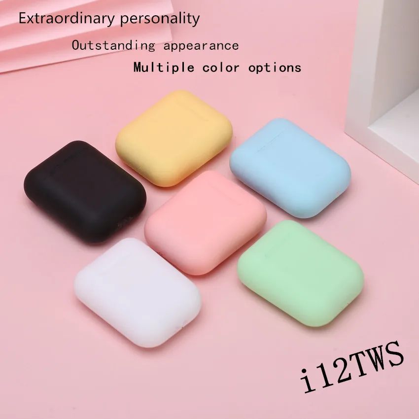 

Original i12Tws Bluetooth 5.0 headset fingerprint touch automatic link smart pop-up window for Redmi, Xiaomi, Samsung phones