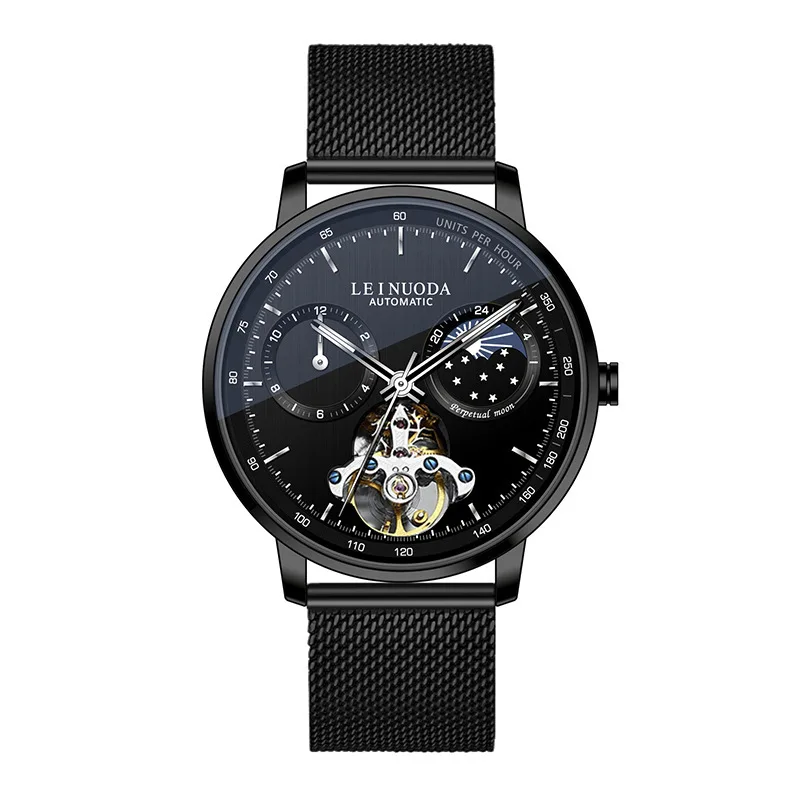 

Male Three Pin Starry Sky Clock Dial Man Wrist Watch Noctilucent Wrist-watches