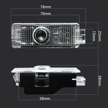 

2X LED Car Door Welcome Logo Light for bmw E90 E60 E71 F30 F20 F10 E70 G30 E87 E92 E91 X1 X3 X5 X6 GT E93 F18 E63 F12 E85 335i