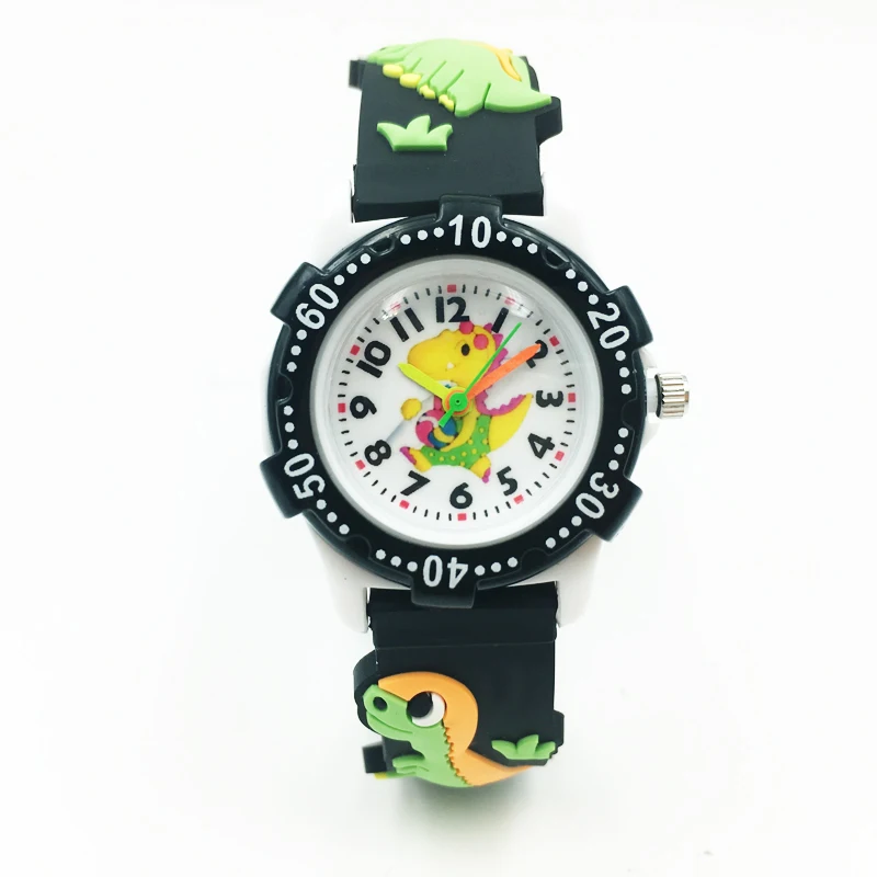 new arrival 3D Jelly Silicone Kids Watches hto fashion girls watches cool boys wristwatches new cartoon clock waterproof children watches 2020 free drop shipping (4)