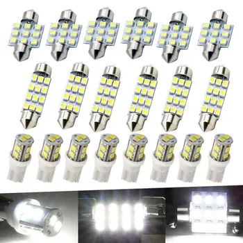 

Dome LED Light Map Bulbs Door License Plate 6000K 20pcs set Car Interior