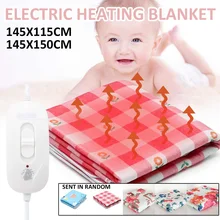 Регулируемое Температурное дышащее электрическое одеяло обогреватель для дома с автоматической защитой от отключения питания зимние постельные принадлежности
