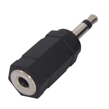 

3.5mm Mono Earphone Audio Converter Practical Connector Male To Female Durable Plug Gold Plated Straight Adaptor To Stereo Jack