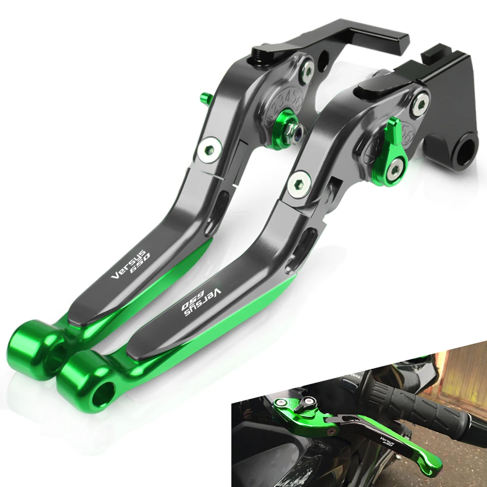 Motorcycle Accessories Extendable Adjustable Foldable Handle Levers Brake Clutch For Kawasaki VERSYS650 VERSYS 650CC 2015 2016 | Автомобили