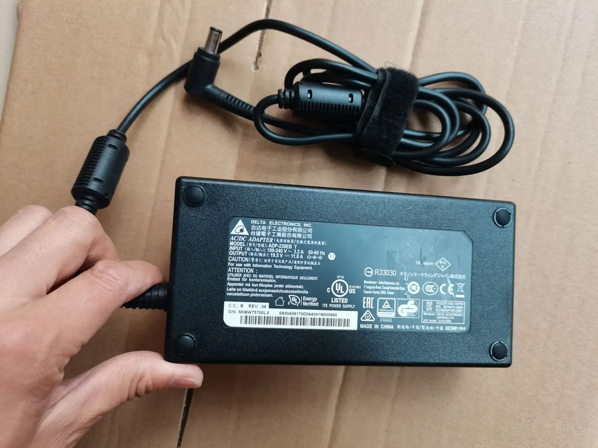 Оригинальное зарядное устройство OEM Delta 230 Вт 19 5 в 7 4 а для ноутбука ASUS | Компьютеры