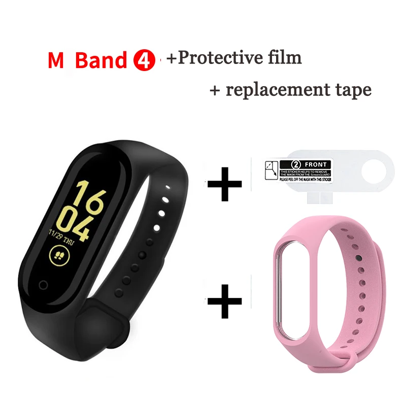 5 M4 New Smart Bracelet With Replacement With Smart Belt Heart Rate Activity Fitness Tracker Daily Sports Wear Wild M4 - Цвет: 5