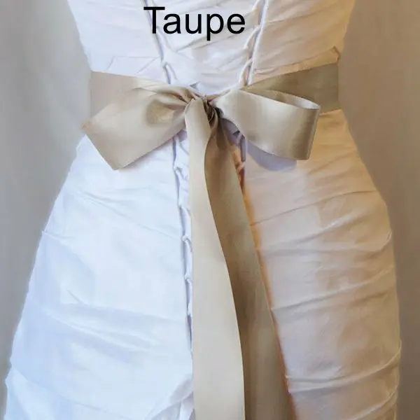 Taupe JLZSXY ручной работы тонкий кристалл свадебный пояс Стразы для свадебного пояса свадебный пояс для свадьбы выпускного вечера платье подружки невесты - Цвет: Taupe