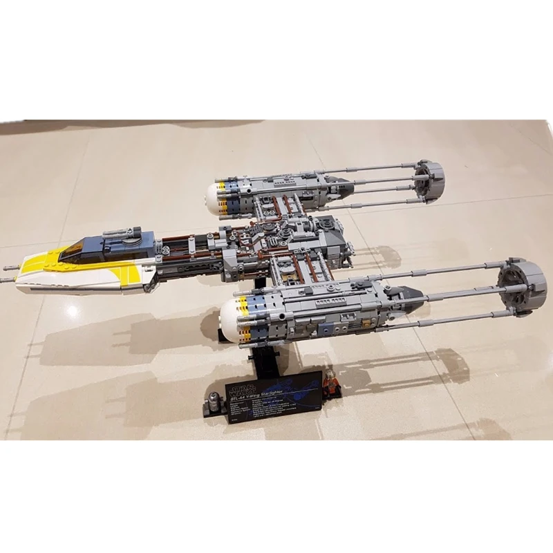 691 шт. Y-Wing Star fighter строительные блоки StarWars Кирпичи Детские игрушки Совместимые с подарками со Звездными войнами образование Рождественский подарок