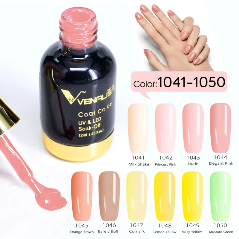 10 Stück/Set VENALISA Gel-Nagellack VIPKit 12ml Aushärtbarer UV-LED-Gel, Organisch, Geruchlos, Ungiftig, Geruchsneutraler Nagellack – Detail 8