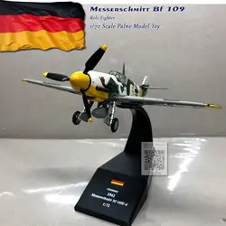 WLTK 1/72 масштаб военная модель игрушки немецкий Bf-109 истребитель литой металлический самолет модель игрушки для коллекции, подарок